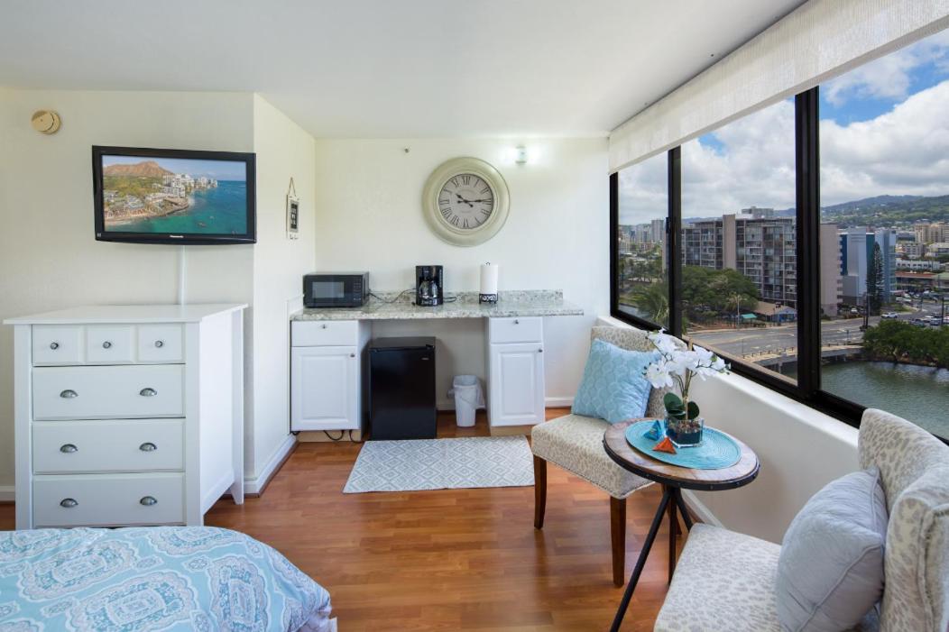 Modern Waikiki Sleek Studio Honolulu Ngoại thất bức ảnh